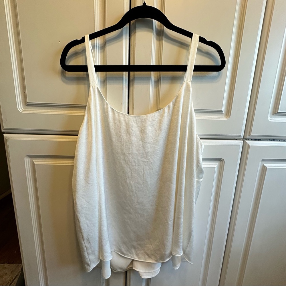 Bar III White Spaghetti Strap Camisole - Picture 3 of 5